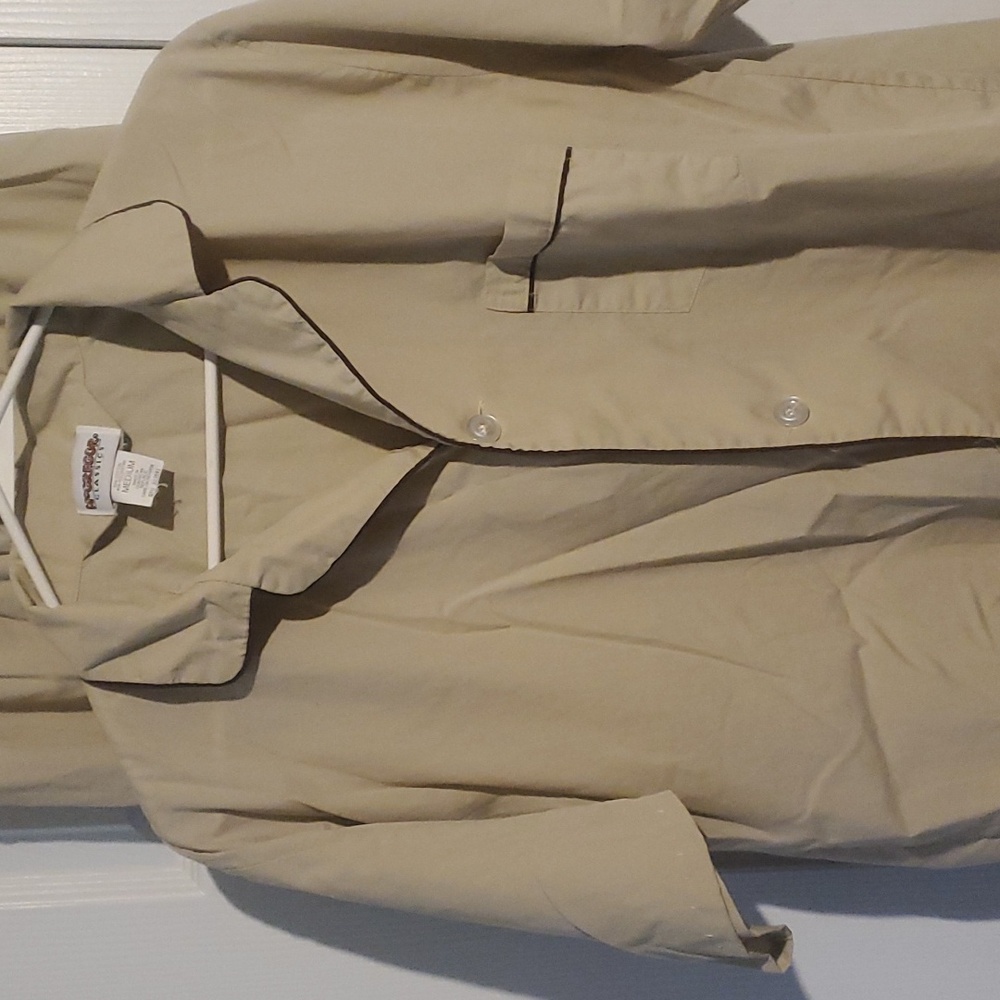 McGregor Classics Pajama Set Tan and Brown, Size M